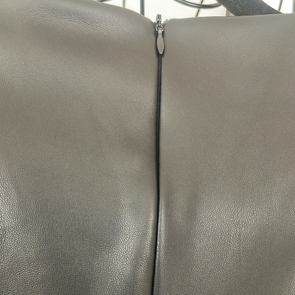 NWT STEVE MADDEN FAUX LEATHER BODYCON DRESS - Picture 8 of 9